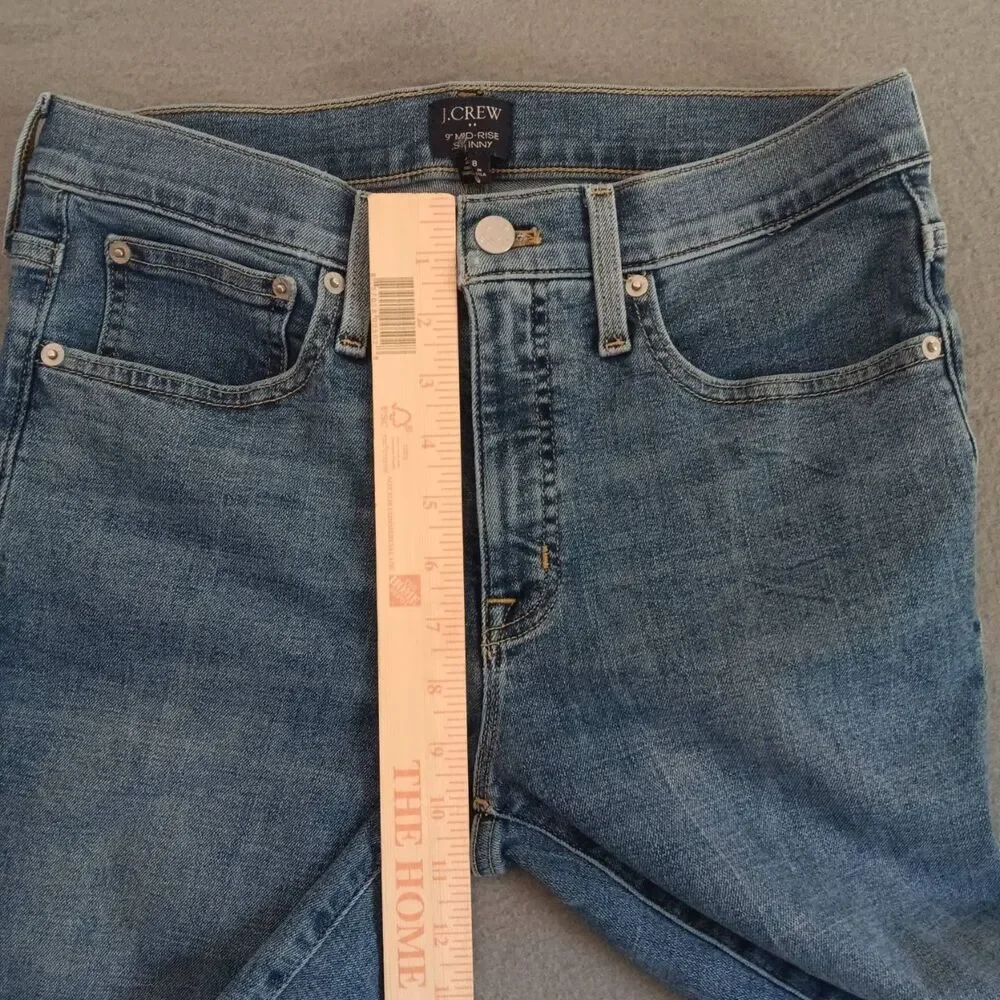J Crew Womens 28 Jeans Medium Wash 9